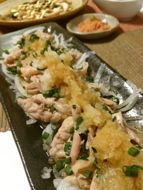 おうち居酒屋♪定番☆〜せせりポン酢〜